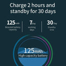 Smart Watch With Heart & Oxygen Monitoring Colour Screen Ip67 - Black