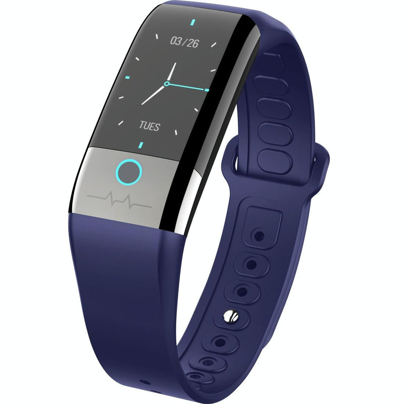 Smart Watch With Heart & Oxygen Monitoring Colour Screen Ip67 - Black