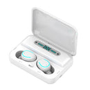 Intelligent Noise Cancelling Bluetooth Earphones with Touch Control and Charging Box - Black