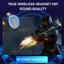 Intelligent Noise Cancelling Bluetooth Earphones with Touch Control and Charging Box - Black