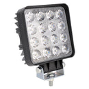 48W 4000Lm 16 Led White Light Condenser Engineering Lamp / Waterproof Ip67 Suvs Light Dc 10 - 30V Black