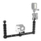 Aluminum Dual Handheld Selfie Monopod for Gopro Hero 12