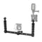 Aluminum Dual Handheld Selfie Monopod for Gopro Hero 12