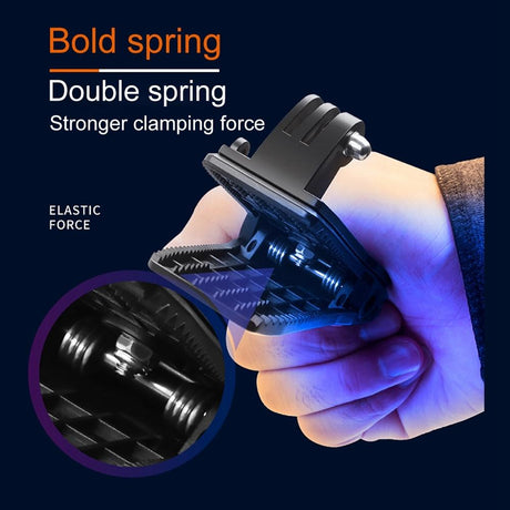 360 Degree Rotation Backpack Mount For Gopro Dji Xiaoyi & Other Action Cameras