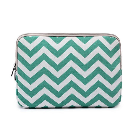 15 Wavy Pattern Notebook Liner Bag - Sleek Design - Black