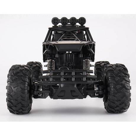 37cm Remote Control Bigfoot Climbing Car - 1 12 Alloy 4wd Cross-country Toy - Black