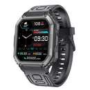 Waterproof Pedometer Sport Smart Watch Support Heart Rate / Blood Pressure Monitoring / Bt Calling - Black