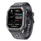 Waterproof Pedometer Sport Smart Watch Support Heart Rate / Blood Pressure Monitoring / Bt Calling - Black