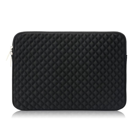 12-13 Inch Diamond Texture Laptop Liner Bag In Black - Lb0146B