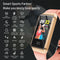 Waterproof Smart Bracelet With Tft Screen - 6 Inches - Black