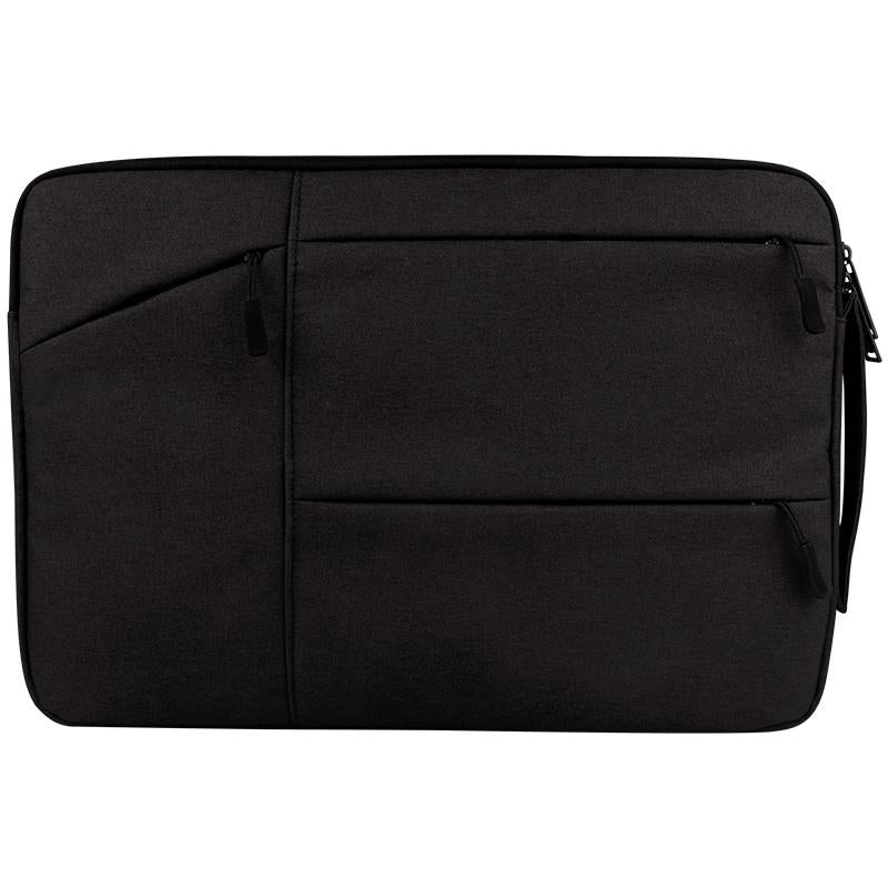 12 Laptop / Tablet Bag with Multiple Pockets - Portable & Durable - Black