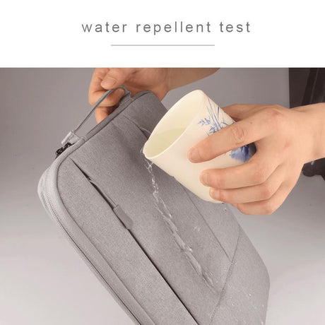 12 Laptop / Tablet Bag with Multiple Pockets - Portable & Durable - Black