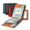 Anti-magnetic Leather Rfid Wallet - Sleek & Secure - Black