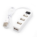 4-Port Usb 2.0 Hub With Switch - Black