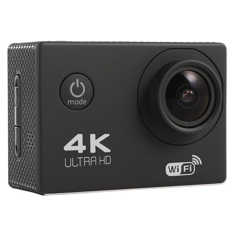 170 Degree Wide Angle Wifi Action Camera With Waterproof Case - Supports 64Gb Micro Sd