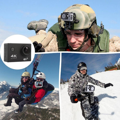 170 Degree Wide Angle Wifi Action Camera With Waterproof Case - Supports 64Gb Micro Sd