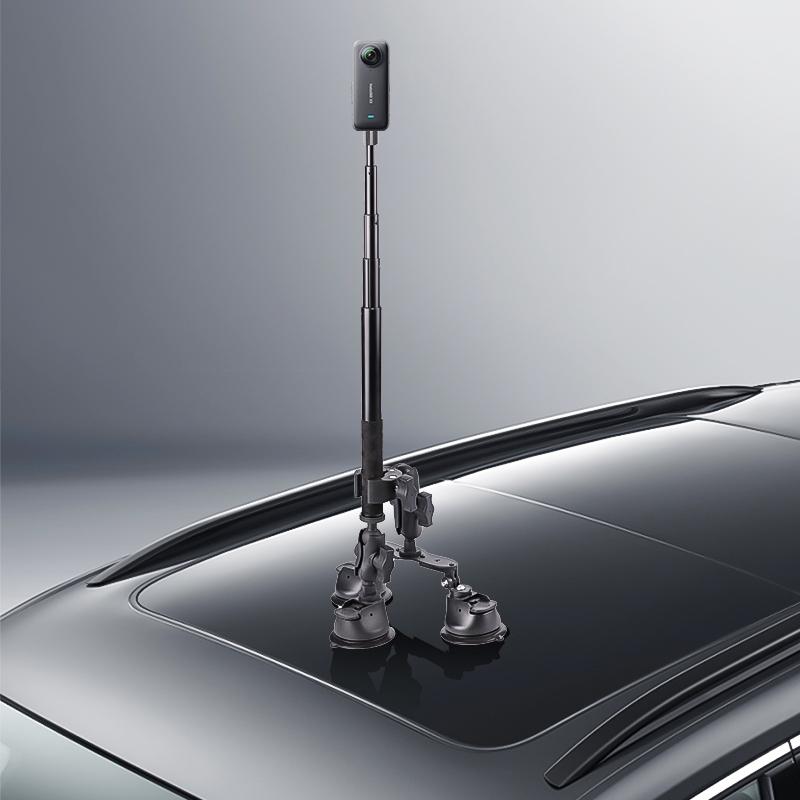 Selfie Stick Kit With Dual Leg And Single Suction Cups