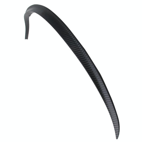 2 Pcs 45Cm Car Stickers Rubber Large Round Arc Strips Universal Fender Flares Wheel Eyebrow Decal Sticker Eyebrow Car-Covers Black Striped Round Arc Strips - 45 X 2Cm