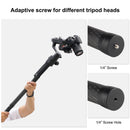 35cm Carbon Fiber Monopod Extension for Gimbal - Black