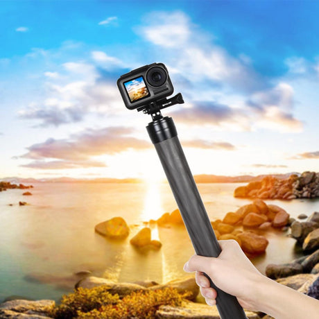 35cm Carbon Fiber Monopod Extension for Gimbal - Black