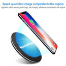 10W Portable Wireless Charger Lightweight & Smart - Black