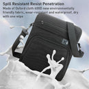 11 Inch Men Multifunctional Shoulder Bag Black