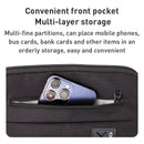 11 Inch Men Multifunctional Shoulder Bag Black