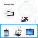 6.2 Dual-Colour Ring Light With Usb 3 Modes Monitor Clip - Black