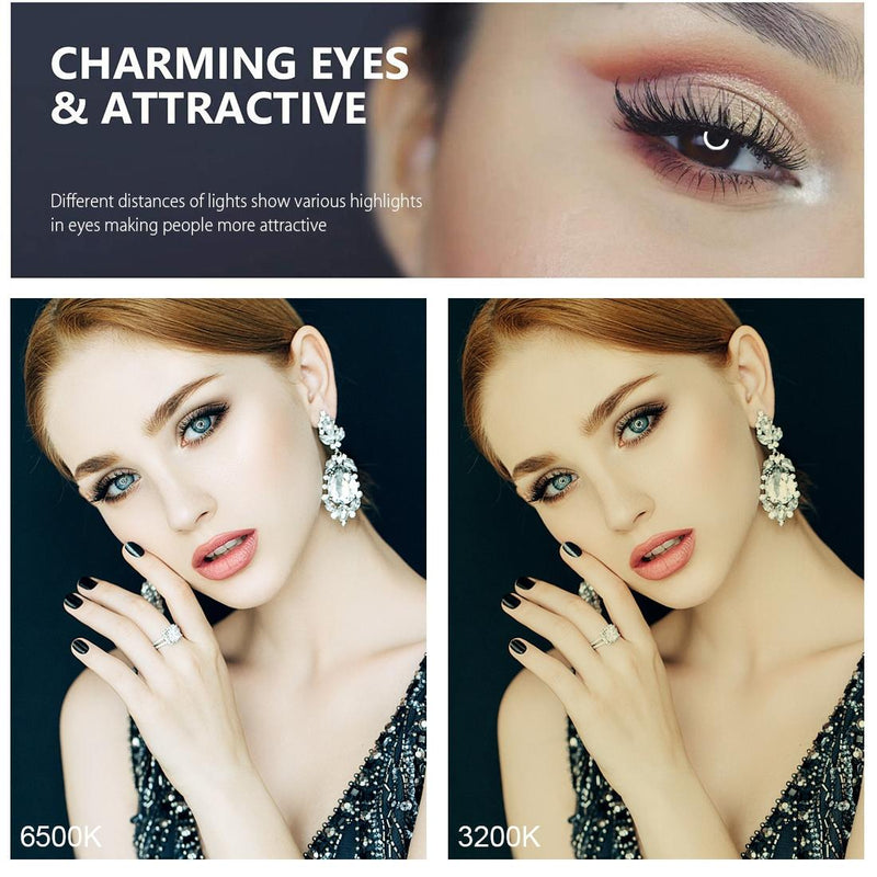 7.9 Led Ring Light With Usb 3 Modes Dual Colour Phone Clamp