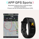 Waterproof Tft Smart Bracelet With Call / Heart / Sleep / Sedentary / Bp Monitoring - Black