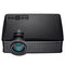 1800 Lumens Home Theater Projector With Remote - Supports Av Usb Vga Hdmi - Black