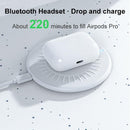15W Round Wireless Fast Charger 964 Shape - Black