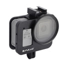 Aluminum Protective Cage With 52Mm Uv Lens For Gopro Hero8