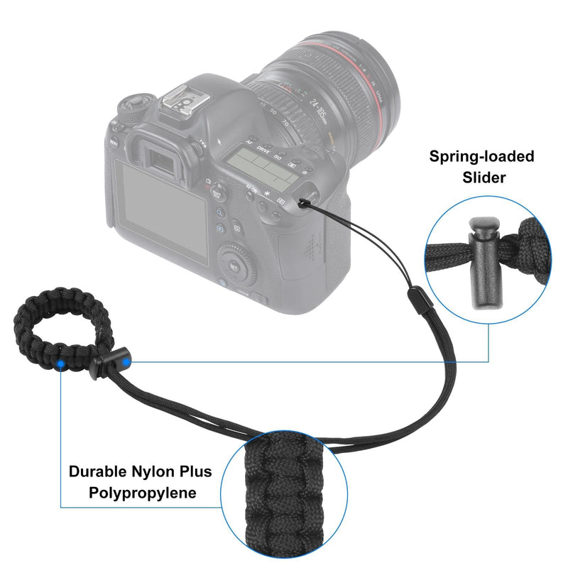 Adjustable Anti-Lost Camera Wrist Strap - Braided Sport