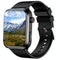 1.91 Inch Ips Screen Ip67 Waterproof Silicone Band Smart Watch Support Body Temperature Monitoring / Ecg - Black