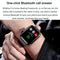 1.91 Inch Ips Screen Ip67 Waterproof Silicone Band Smart Watch Support Body Temperature Monitoring / Ecg - Black