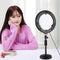 7.9 Dual-Colour Led Ring Light With Desktop Mount And Phone Clamp