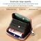 Women Anti Magnetic Leather Rfid Wallet - Aqua Blue
