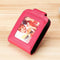 Women Vertical Cowhide Leather Rfid Wallet - Sapphire Blue