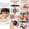 Women Smart Watch With Bt Call Health Tracking And Sos - Compact And Stylish - Silver Steel Band