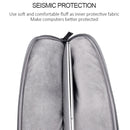 13.3 Inch Portable Laptop Shoulder Bag - Oxford Cloth & Nylon - Hemp Gray