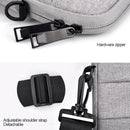 13.3 Inch Portable Laptop Shoulder Bag - Oxford Cloth & Nylon - Hemp Gray