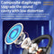 Wireless Earbuds with Digital Display and Stereo Sound - Orange