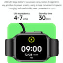 1.96 Inch Ip67 Waterproof Silicone Band Smart Watch Supports Ecg / Remote Families Care / Bluetooth Call / Body Temperature Monitoring - Blue