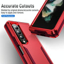 For Samsung Galaxy Z Fold4 5G Shockproof Pc Tpu Case - Black