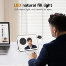 15W 3 In 1 Magnetic Led Makeup Mirror Charger - Black