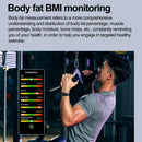 Waterproof Ecg Smart Watch For Health Monitoring - Ip68 - Blue