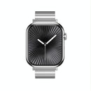 2.04 Inch Colour Screen Smart Watch Steel Strap Support Bluetooth Call - Silver