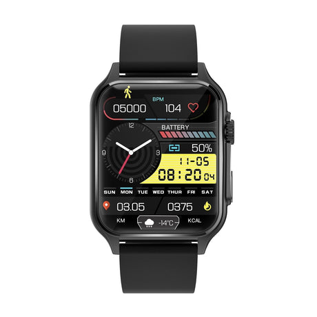 1.96 Inch Ips Screen Smart Watch Supports Bluetooth Calls / Blood Oxygen Monitoring - Silver