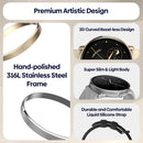 1.43 Inch Screen Voice Calling Smart Watch Support Heart Rate / Blood Pressure / Blood Oxygen - Gold